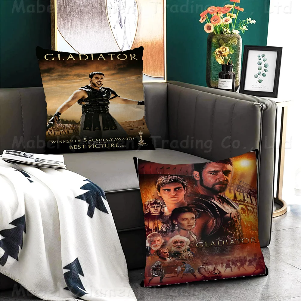 Gladiator Classic Movie Pillow Gift Home Office Decoration Bedroom Sofa Car Cushion Cover Case 45x45