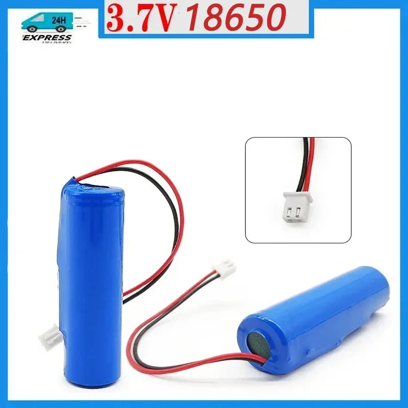 100% nuova batteria ricaricabile agli ioni di litio 3.7V 2000mAh 18650 Sostituzione dell\'illuminazione di emergenza con spina PH2.0 + cavo XH2.54