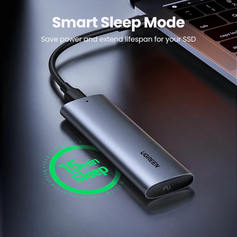 UGREEN M.2 NVMe SATA SSD Case USB-C 10Gbps