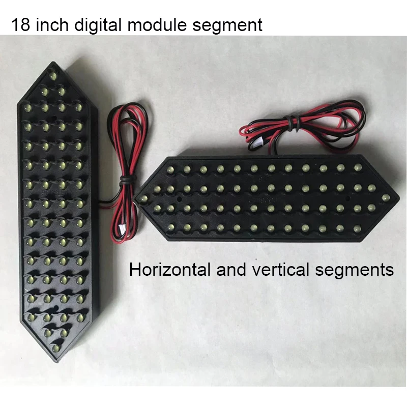 LED Display For Oil /Gas Price Sign Outdoor Waterproof Digital Module Red Blue Green Yellow White Color 18 inch 7 Segment Number