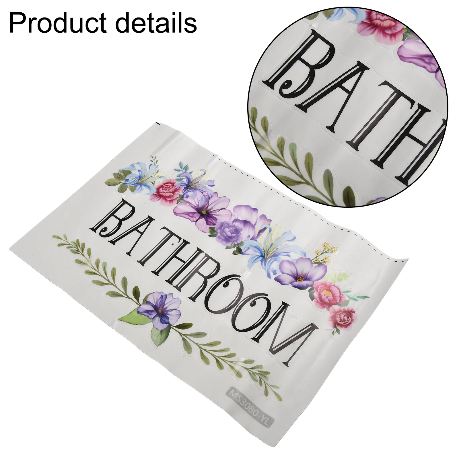 Bathroom Rules Vinyl Decal for Interior Walls Doors Wardrobes Mirrors Smooth Surfaces Home Office School Bathroom Decor