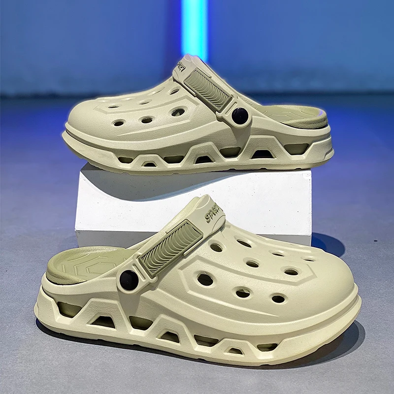 

Couple Men's and Women's 2025 New Non-Slip Breathable Summer Outer Wear Thick-Soled Toe-Cap Sandals