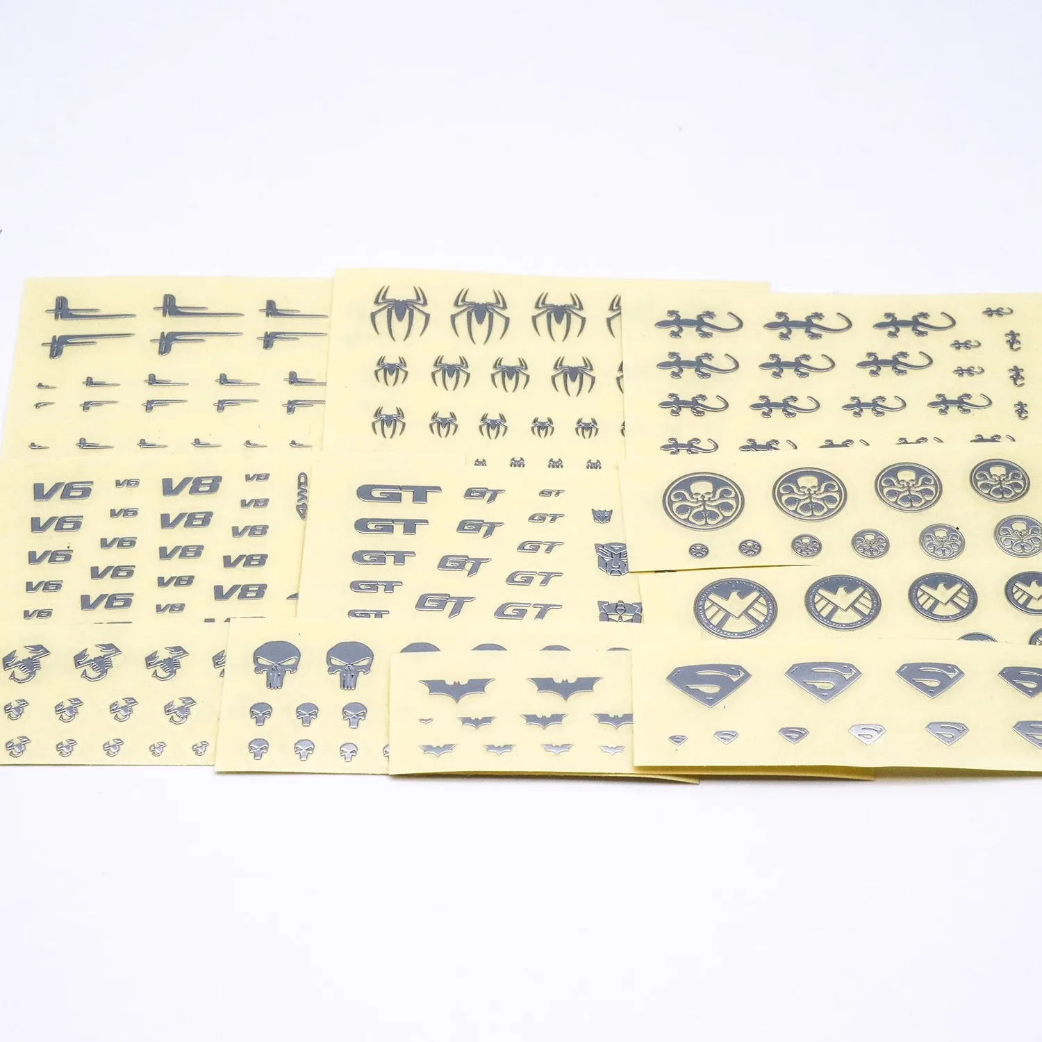 Orlando Hunt Model Car 1:35 24 18 Logo Metal Stickers v8