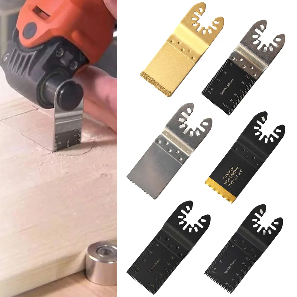 Oscillating Saw Blades Bi-Metal Arc Edge Multitool Blades Cutter Wear Resistant Oscillating Blades Fast Cuttining Tool