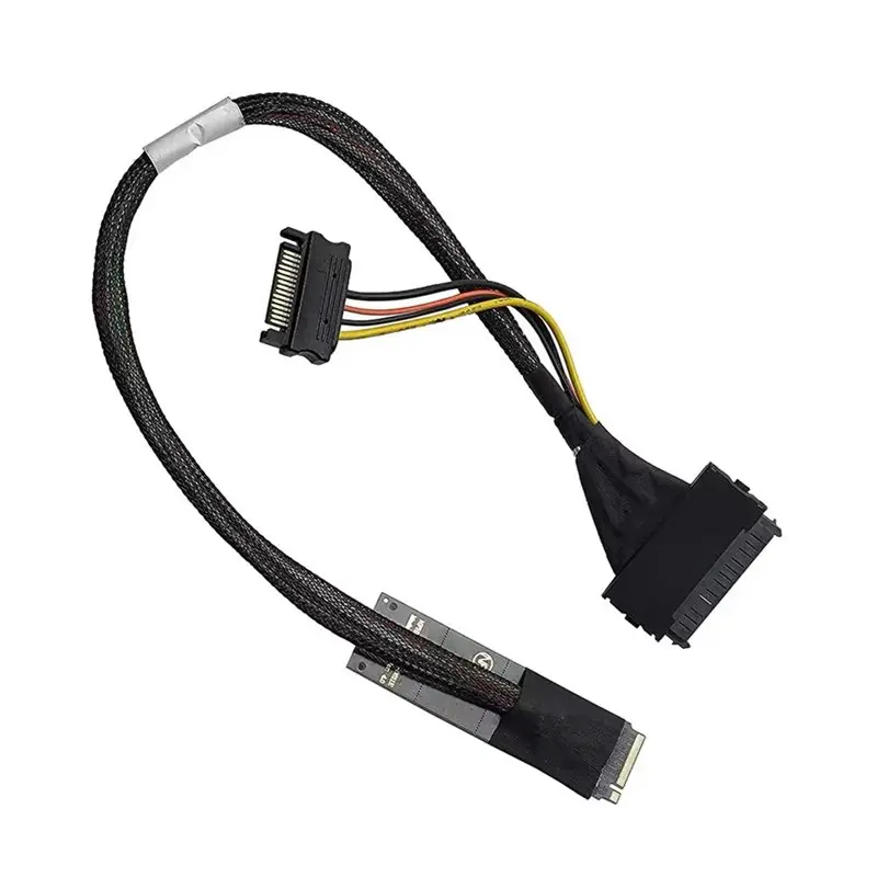 

AT82-Pcie 4.0 M.2 To SFF-8639 U.2 SSD Adapter Cable Extension Cable High-Speed Data Transfer Plug-And-Play