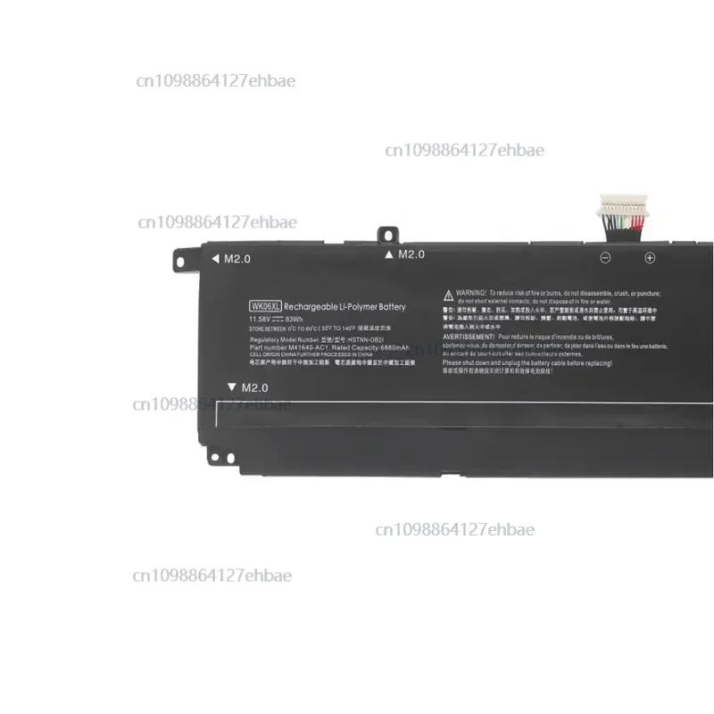 WK04XL WK06XL ل HP Omen 16 17 7 8 Victus Pro TPN-Q263/Q264 M41640-AC1 HSTNN-OB21 TPN-Q265 TPN-Q266 TPN-Q280 التسليم السريع