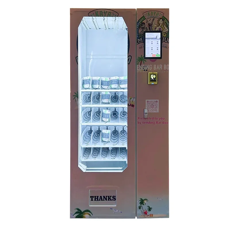24 Hour Small Combo Vending Machine with SDK Function for Foods and Drinks