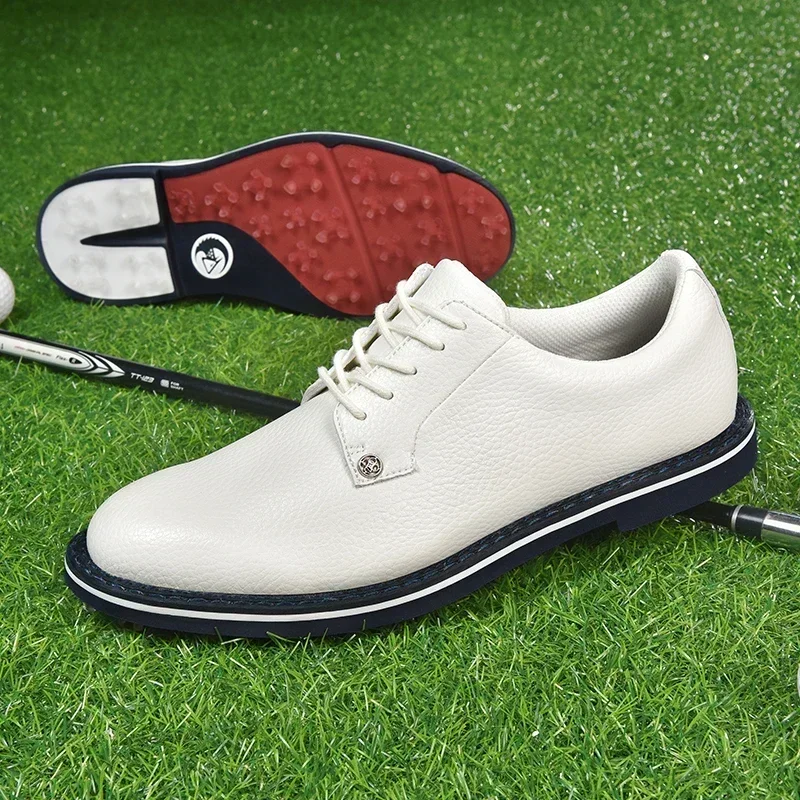 Zapatos de Golf de lujo para hombre, calzado de Golf sin púas, zapatillas cómodas para caminar