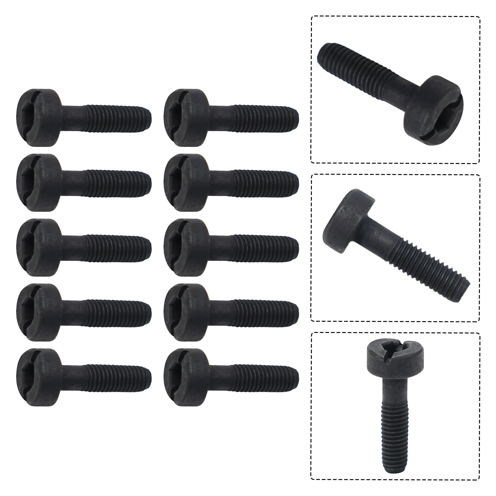 

10Pcs 503217321 Screw Accessories For 340, 345, 350, 440, 445, 450, 460 & 461 Models Screw Fasteners Components Chainsaw Parts