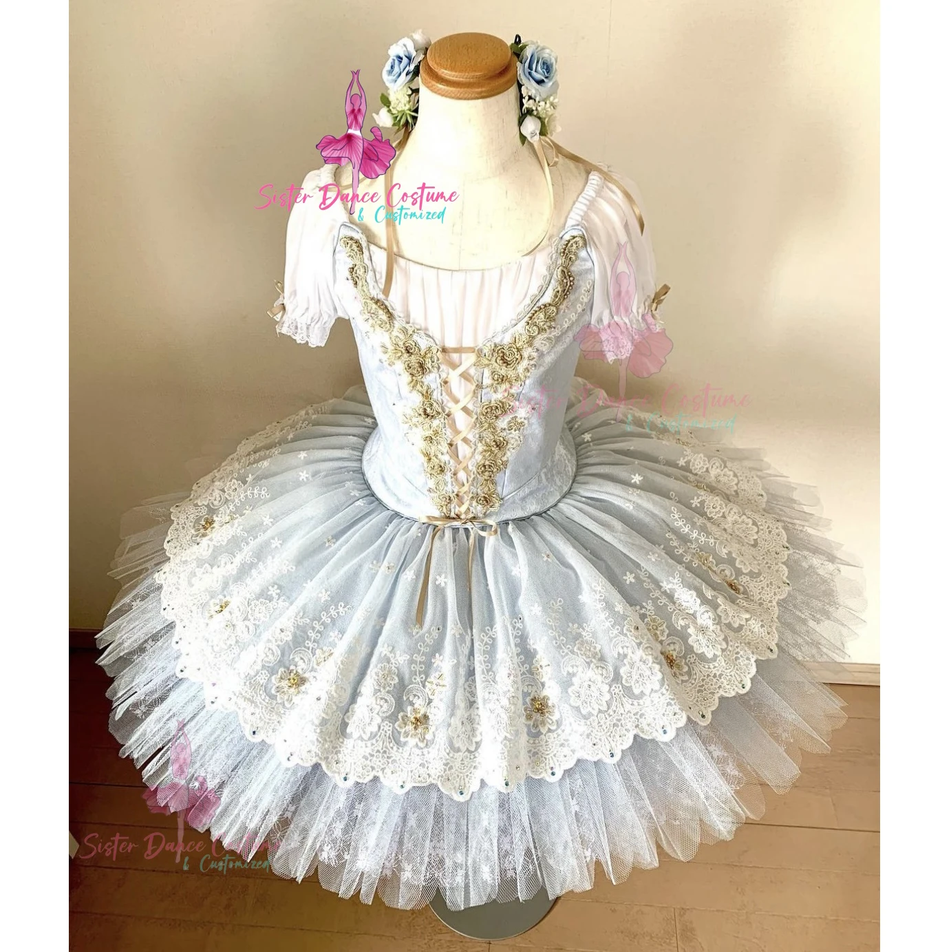 New High-end professional custom classical ballet TUTU short skirt performance competition dress women's costume