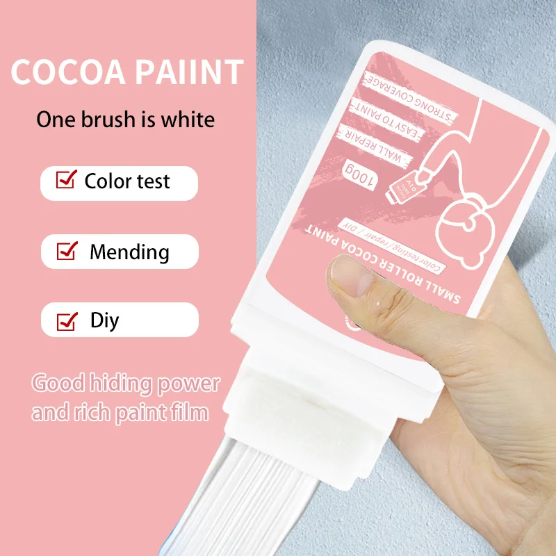 Mini Wall Paint Roll Brush Household Supply Cleaning Tool White Based Latex Paint roller Graffiti Home Painting Supplies Tools