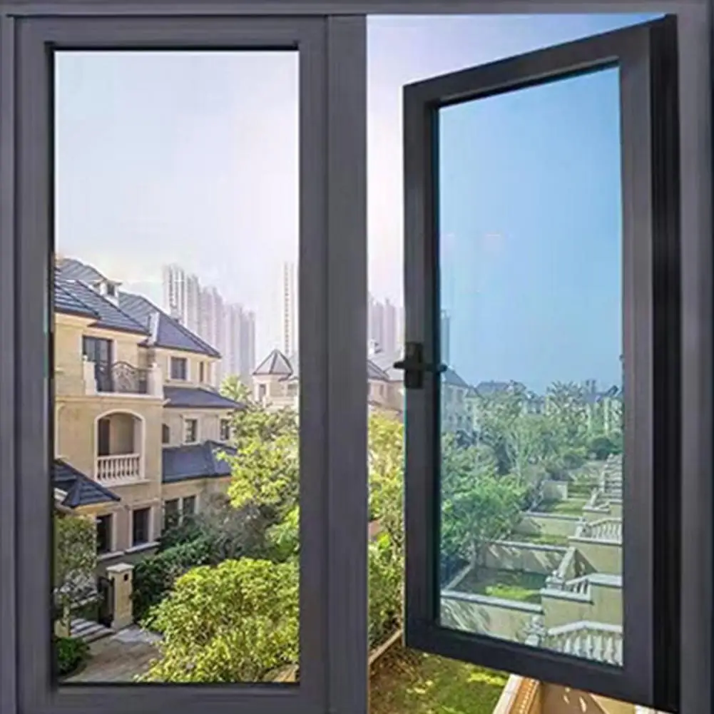 Window Film  Unique One-way Perspective Easy to Install  200cmx45cm Single Way Anti Looking Static Window Film Home Decor