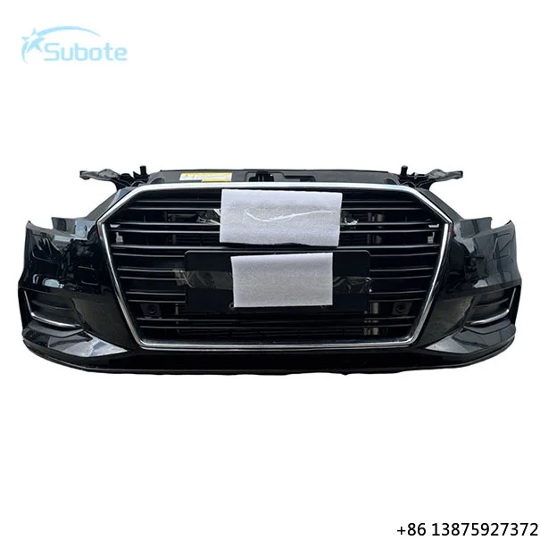 Original Auto Parts Front Bumper Assembly for A3 Grille Radiator Frame Electronic Fan Body Kit Set