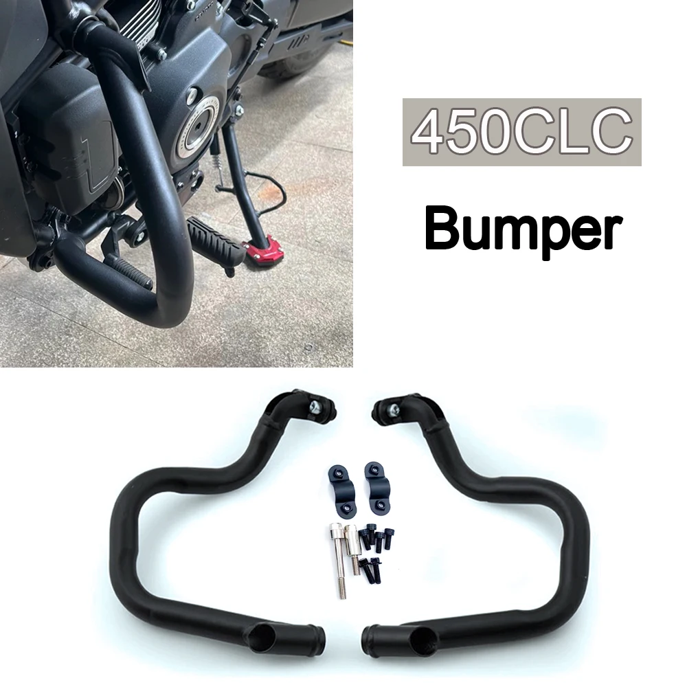 

For CFMOTO 450CLC Motorcycle Frame Protection Guard Accessories 450 CLC Frame Bumpers CLC450 Engine Guard Highway Crash Bars Kit