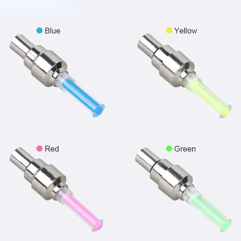 LED دراجة صمام ضوء النيون دراجة تكلم ضوء إطار دراجة صمام ضوء ليلة ركوب تحذير ضوء دراجة الملحقات