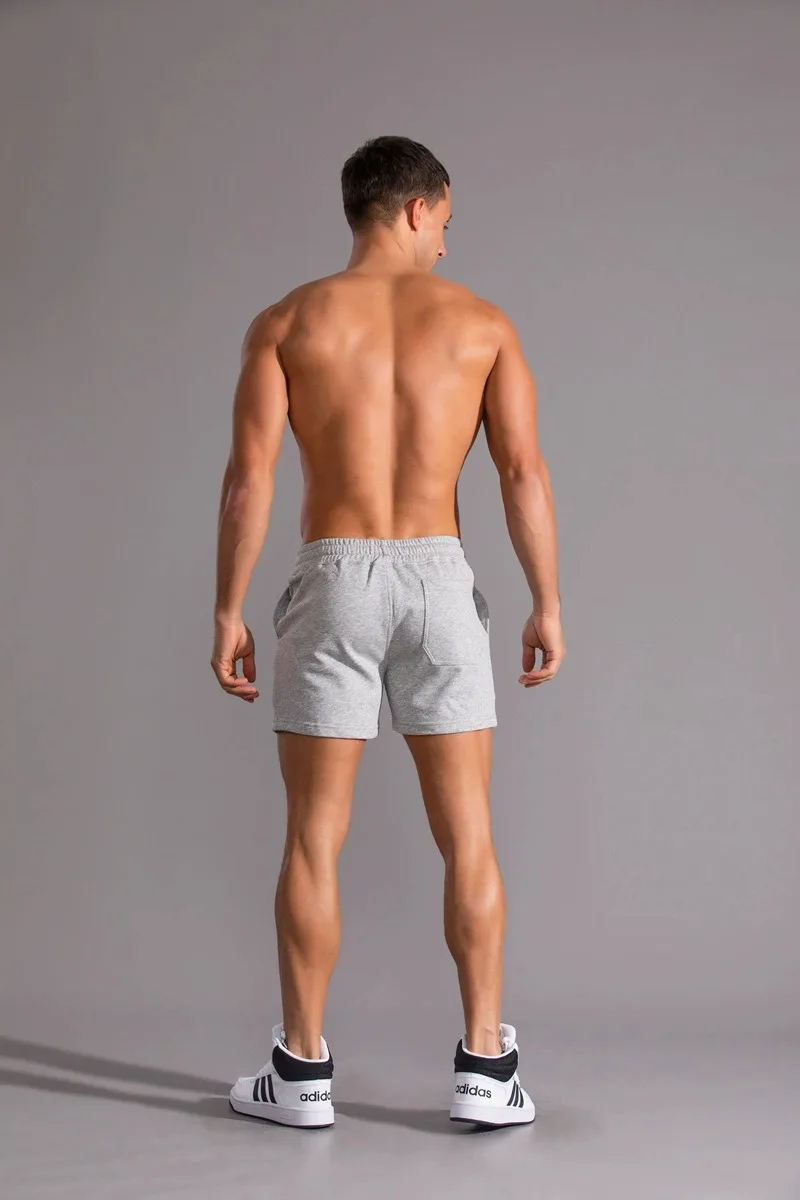 2025 Gym Sommer Fitness Shorts Herren Elastische Beiläufige Sport Shorts 2 Stücke Atmungsaktive Surfen Badeort Solide Laufsportbekleidung – Detail 7