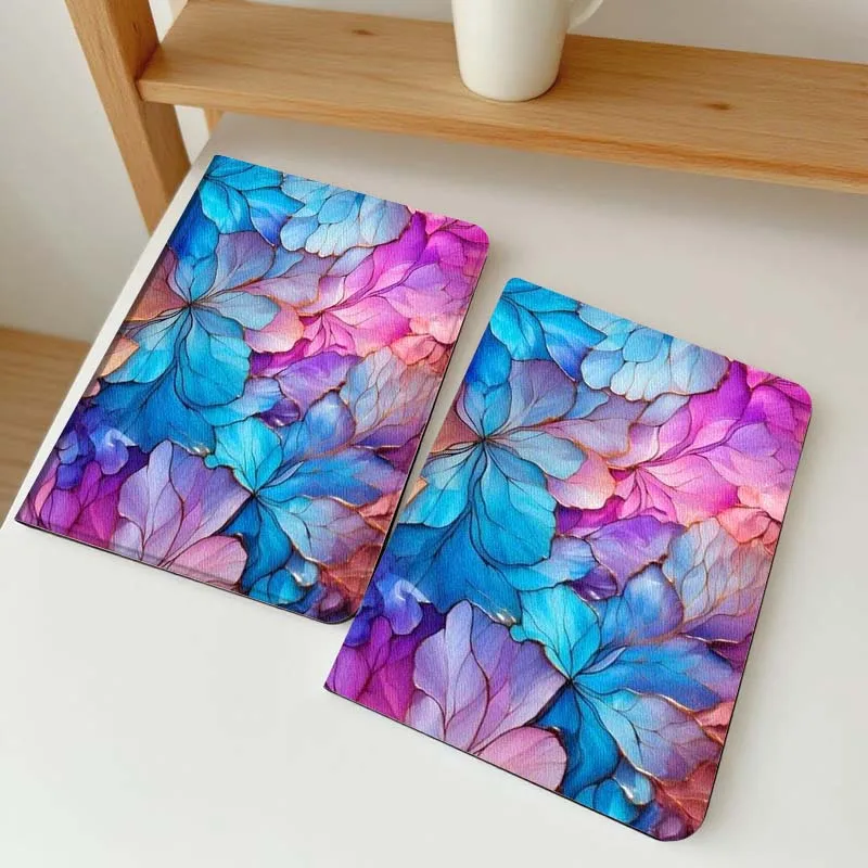 

Чехол для планшета Vivo IQOO Pad2 Pad3 Pad5 Air SE Pro 12.1 12.3 13 11.5 11 дюймов с рисунком фиолетовых ромашек