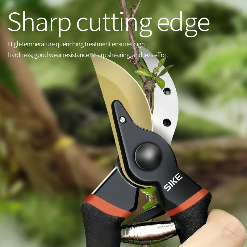

Bypass Pruning Shears Heavy Duty Ultra-Sharp SK5 Stainless Steel Soft Cushion Grip Garden Tool Secateurs with Carry Bag