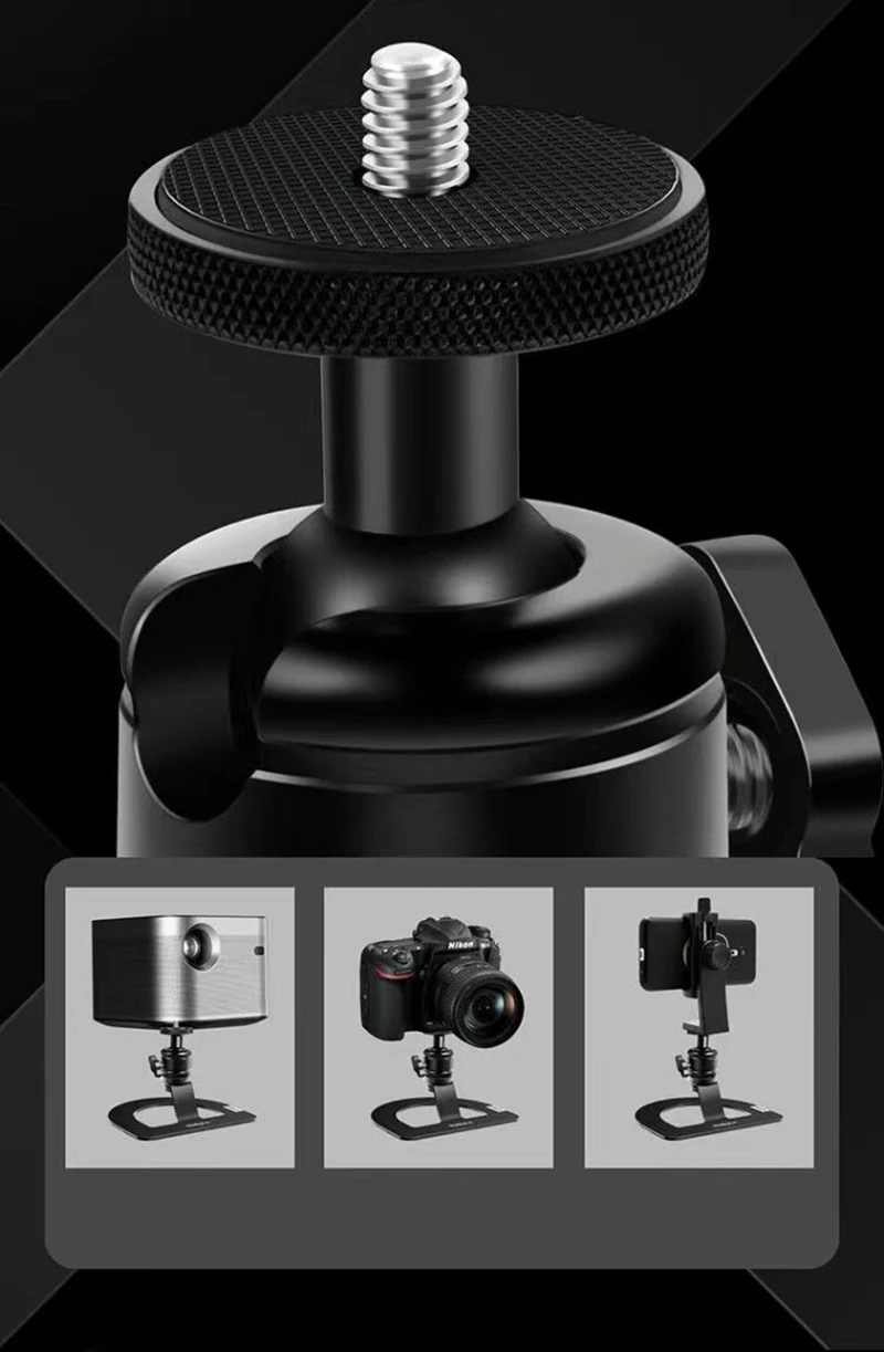 Desktop Video Projector Stand Holder Aluminum Beamer Fixation Tripod Mount Projector Tray Support Beam Base Bracket for Xgimi