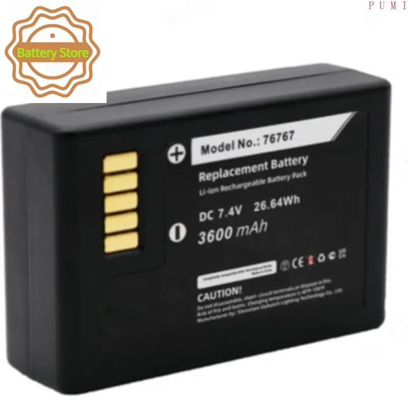 New 76767 7.4V 3600mAh High Quality Battery for Trimble R10 , 76767 990373 89840-00 Measuring Instrument Battery