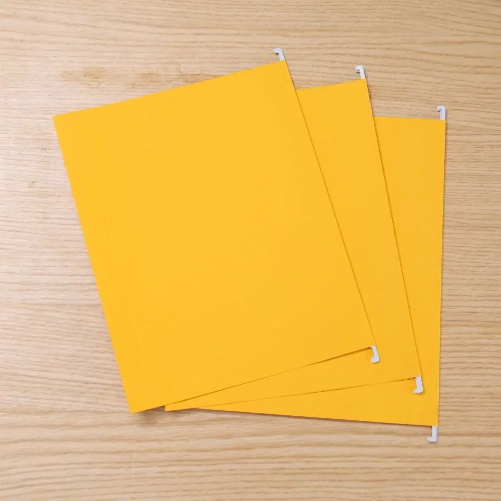10PCS A4 Hanging File Folder Letter Size Paper Hanging File Organizer Portable Large Capacity Hanging Document Clip Home