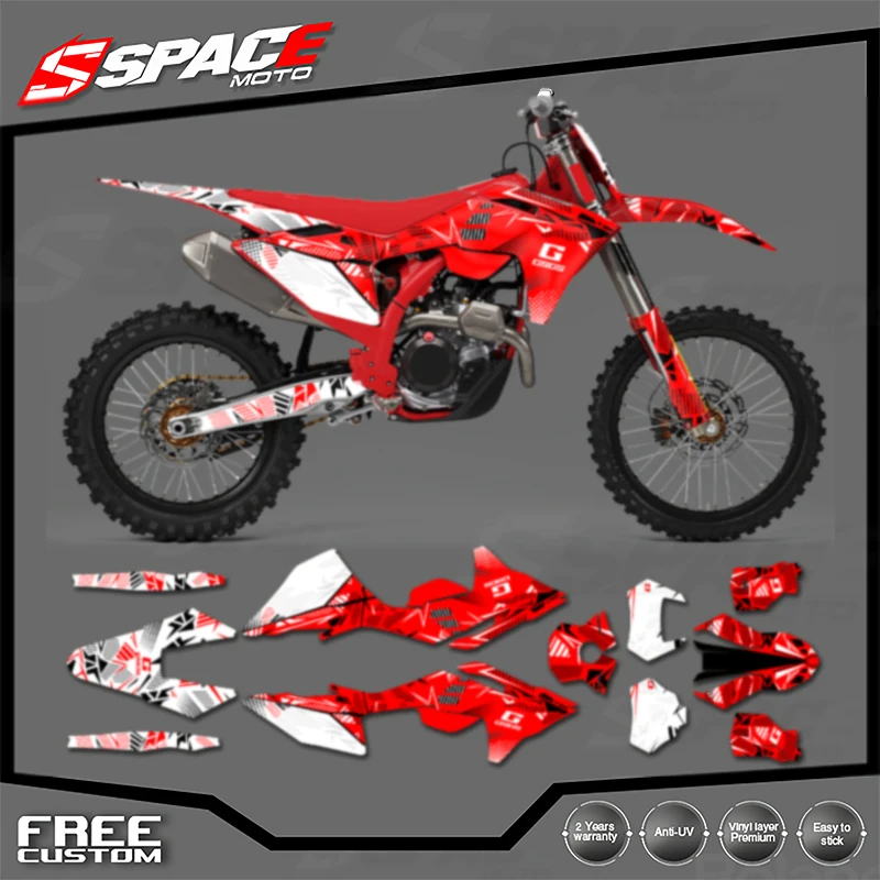 

SPACE мотоциклетные графические наклейки для GASGAS 2024 2025 2026 EC MC наклейки наборы наклеек 001