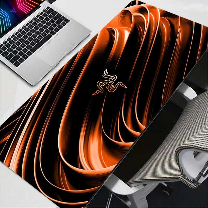 لوحة ماوس RAZER الاحترافية للرياضات الإلكترونية، حافة قفل سريعة، لوحة ماوس مطاطية للمكتب، حصيرة لوحة مفاتيح عصرية فاخرة