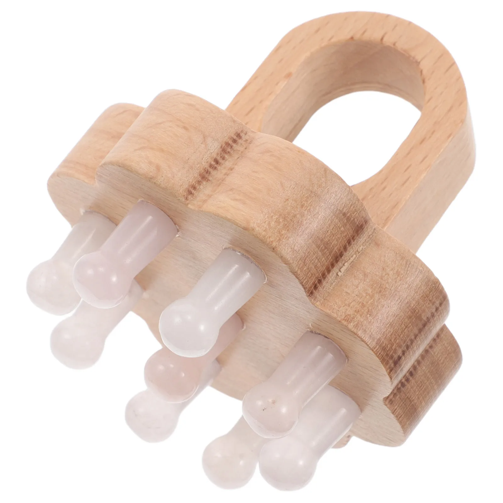 

Relaxing Scalp Massage Comb With Comfortable Grip Made From Natural Quartz For Reducing Stress And Enhancing Sleep Quality