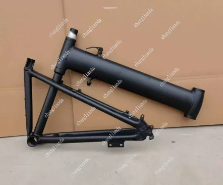 26/27.5-inch Folding Mountain Bike Frame Made of Aluminum Alloy, Compatible with DIY