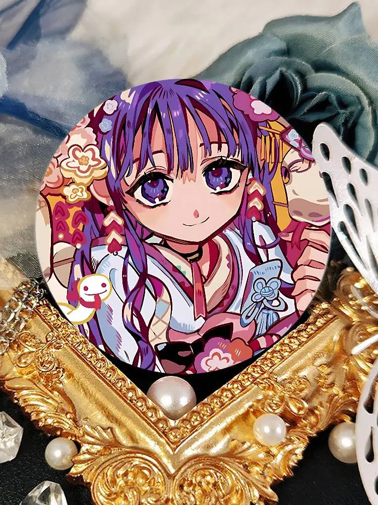 Anime Toilet Bound Hanako Kun Abzeichen, runde kreative Anstecknadel, Brosche, Taschen-Deko-Accessoires, Fan-Sammlerstücke, Geschenke für Freunde