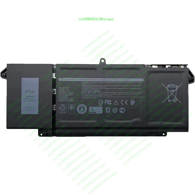 

New 9JM71 42Wh Battery for Latitude 5320 7320 7420 7520 Series 7FMXV TN2GY 4M1JN"% Test"