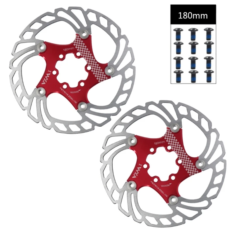 

Ротор дискового тормоза 140 мм, 160 мм, 180 мм, 203 мм с 12 болтами, велосипедные роторы из нержавеющей стали для дорожного