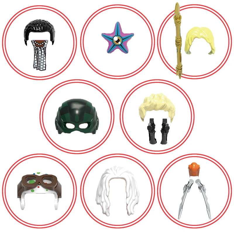 Figurki filmowe G0106, plastikowe, do składania, klocki konstrukcyjne, zabawki edukacyjne dla dzieci, prezenty.