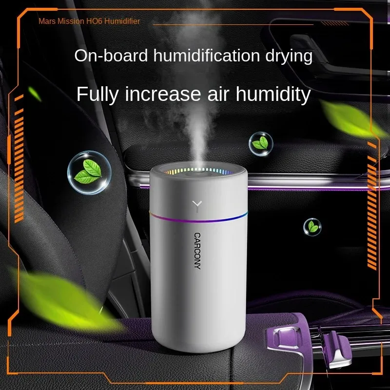 Mini humidificador de aire de 280ML, gran volumen de niebla, luz colorida, difusor de Aroma silencioso, aceites esenciales, aromaterapia para el hogar, coche y dormitorio