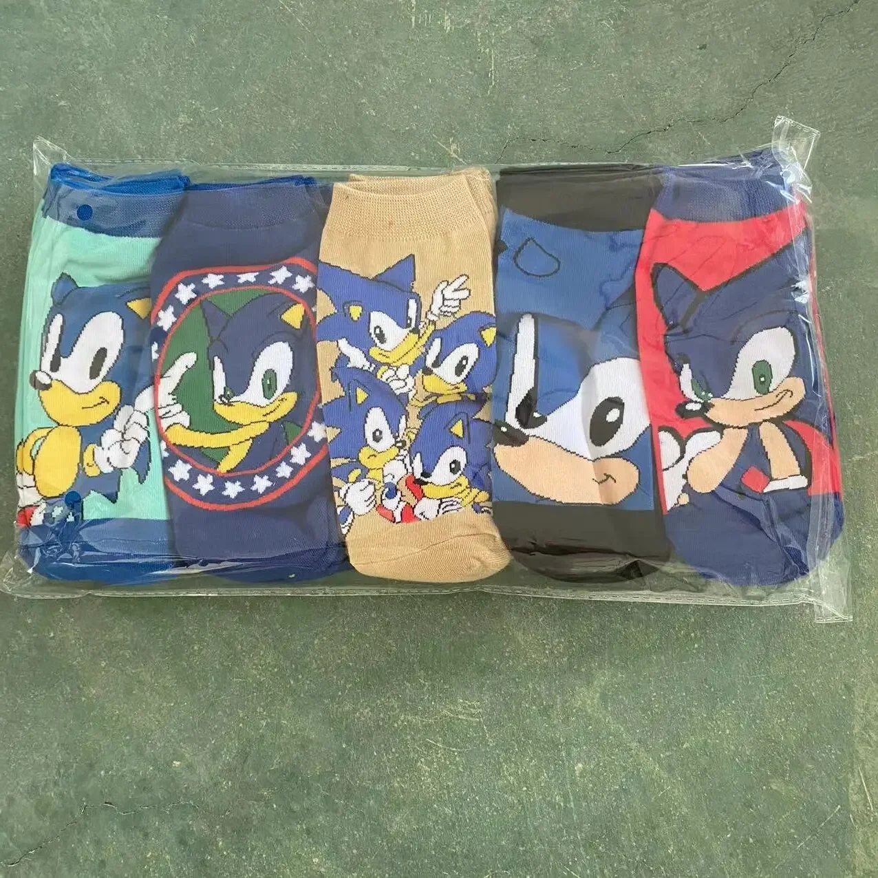 New Game SONIC Shadow Anime Socks with Soft Hedgehog Action Figure Fun Print Fashionable Sports Ankle Socks Children's Boys Gift view 3
