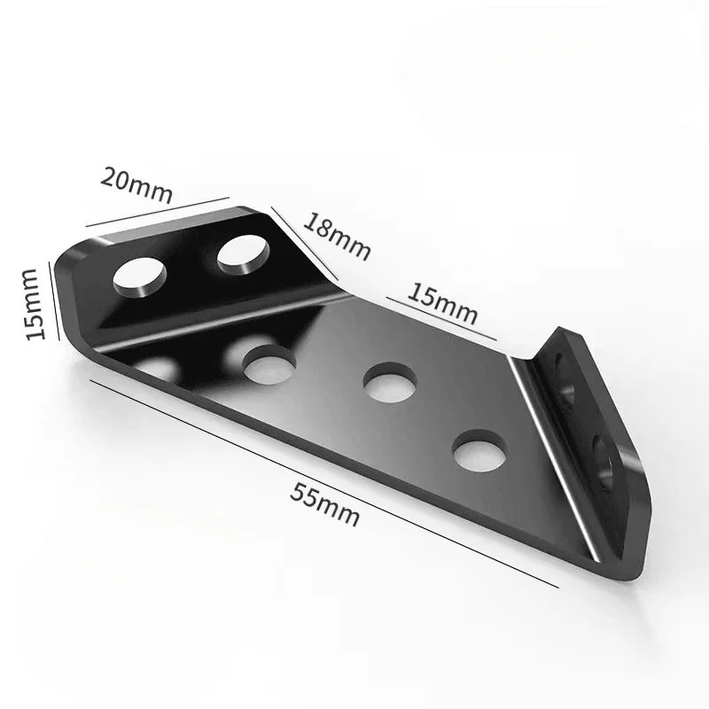 Stainless steel angle code 90 degree triangular support frame holder