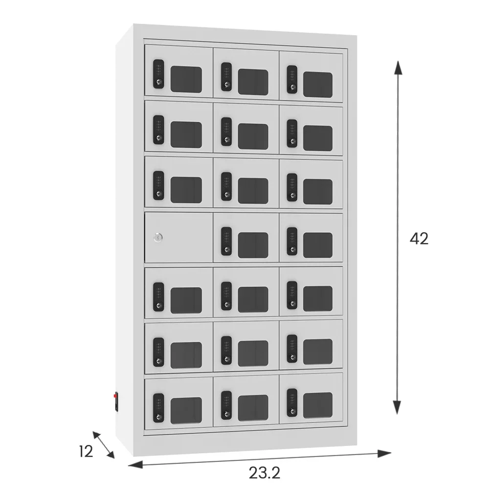 Modern Design The Lowest Price 21 Door Mobile Phone Charging Stations Shared Power Bank Station For Phones