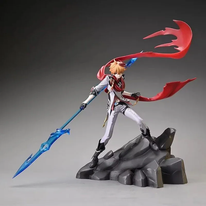

Genshin Impact Zhongli figurine Rock King Emperor Scattered Soldier Ten-Thousand-Leaf Demon game peripheral model figurine gift