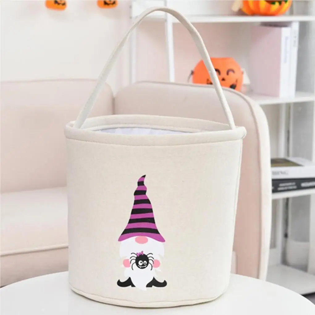 모노그램 할로윈 액세서리 대용량 할로윈 바구니 할로윈 만화 바구니 사탕 가방 No.5