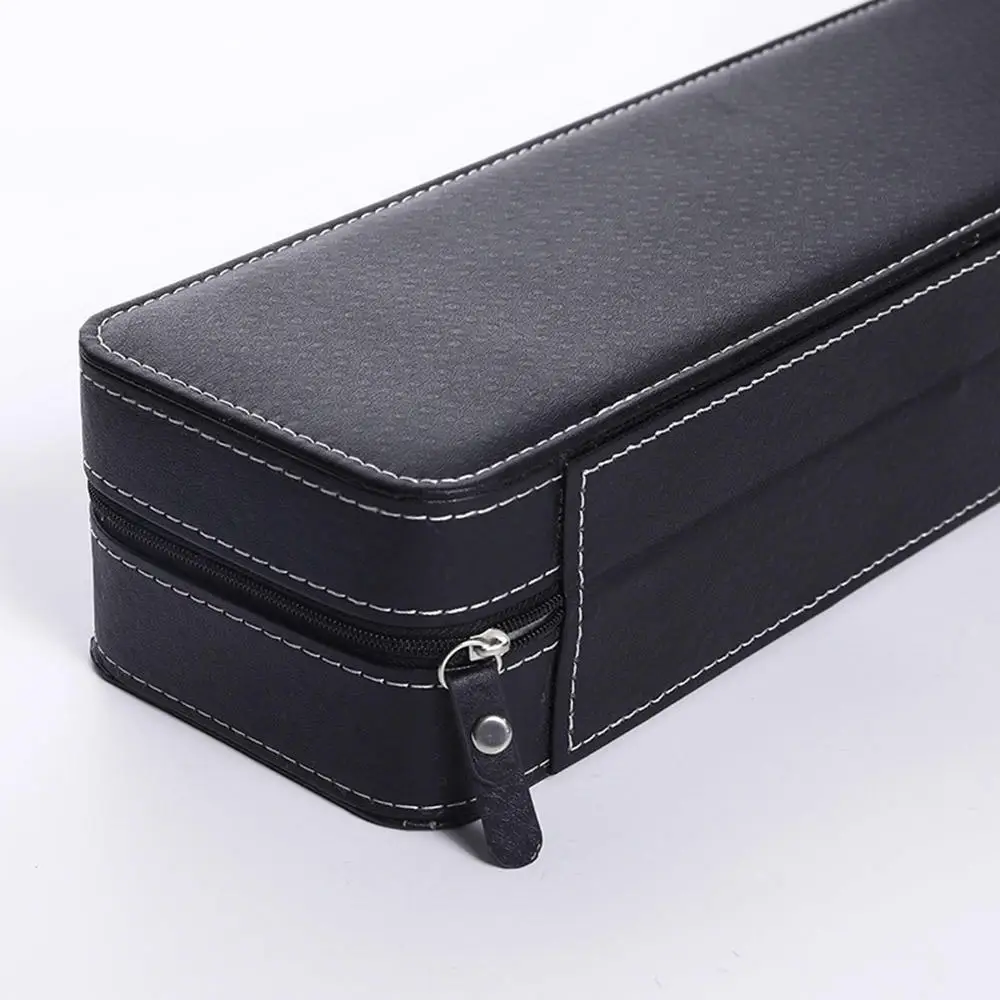 6 Slots PU Leather Watch Box Portable Travel Zipper Case Collector Storage Jewelry Storage Box Display Box