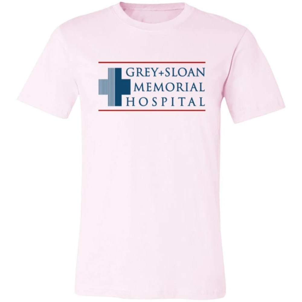 رمادي تشريح تي شيرت رمادي سلون التذكاري مستشفى قميص امرأة رجل خمر أزياء بسيطة عارضة القطن الجرافيك تي شيرت