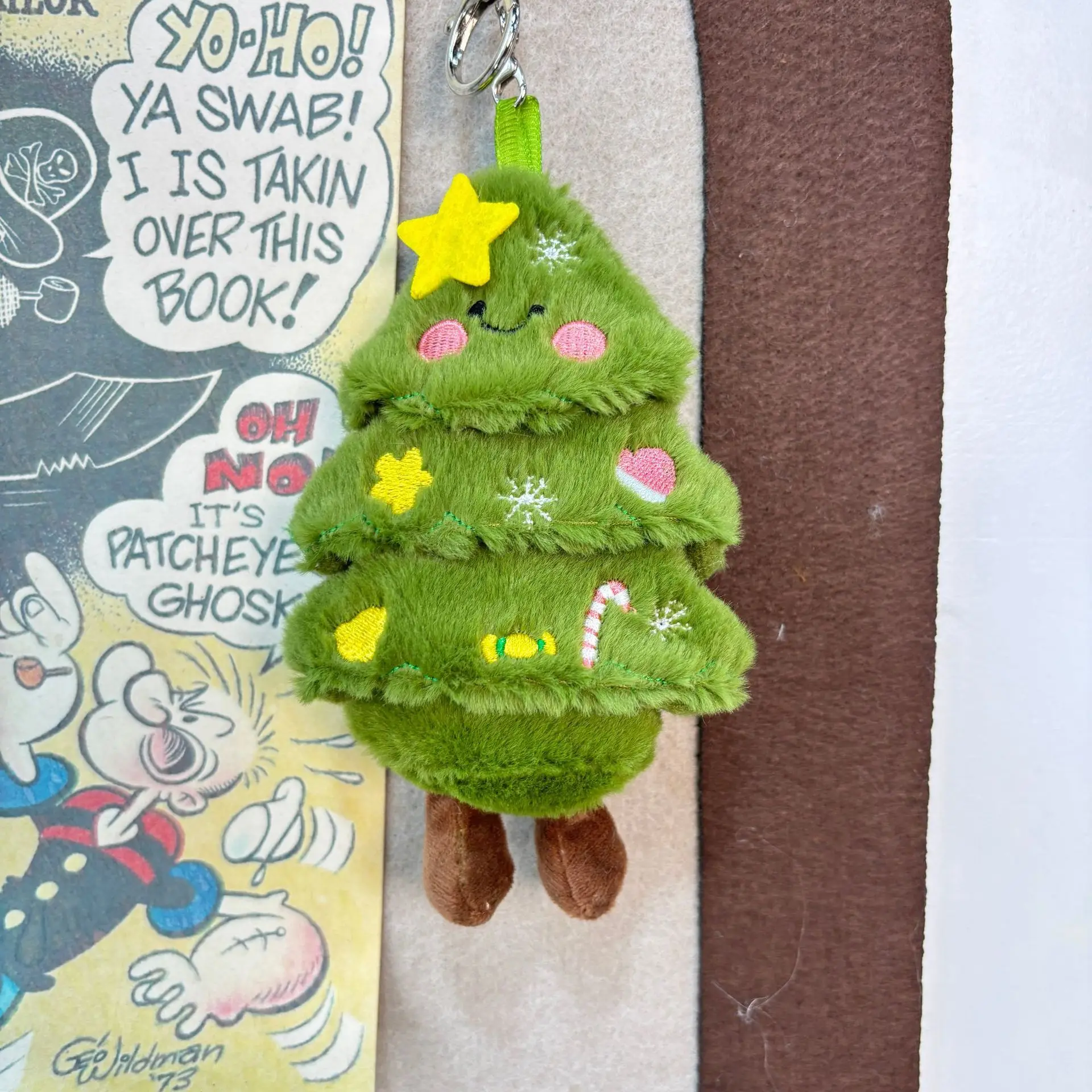 クリスマスツリー雪だるま人形ぬいぐるみペンダント新しい漫画ぬいぐるみ人形バッグチャームキーホルダーインクリスマスデコレーションかわいいギフト