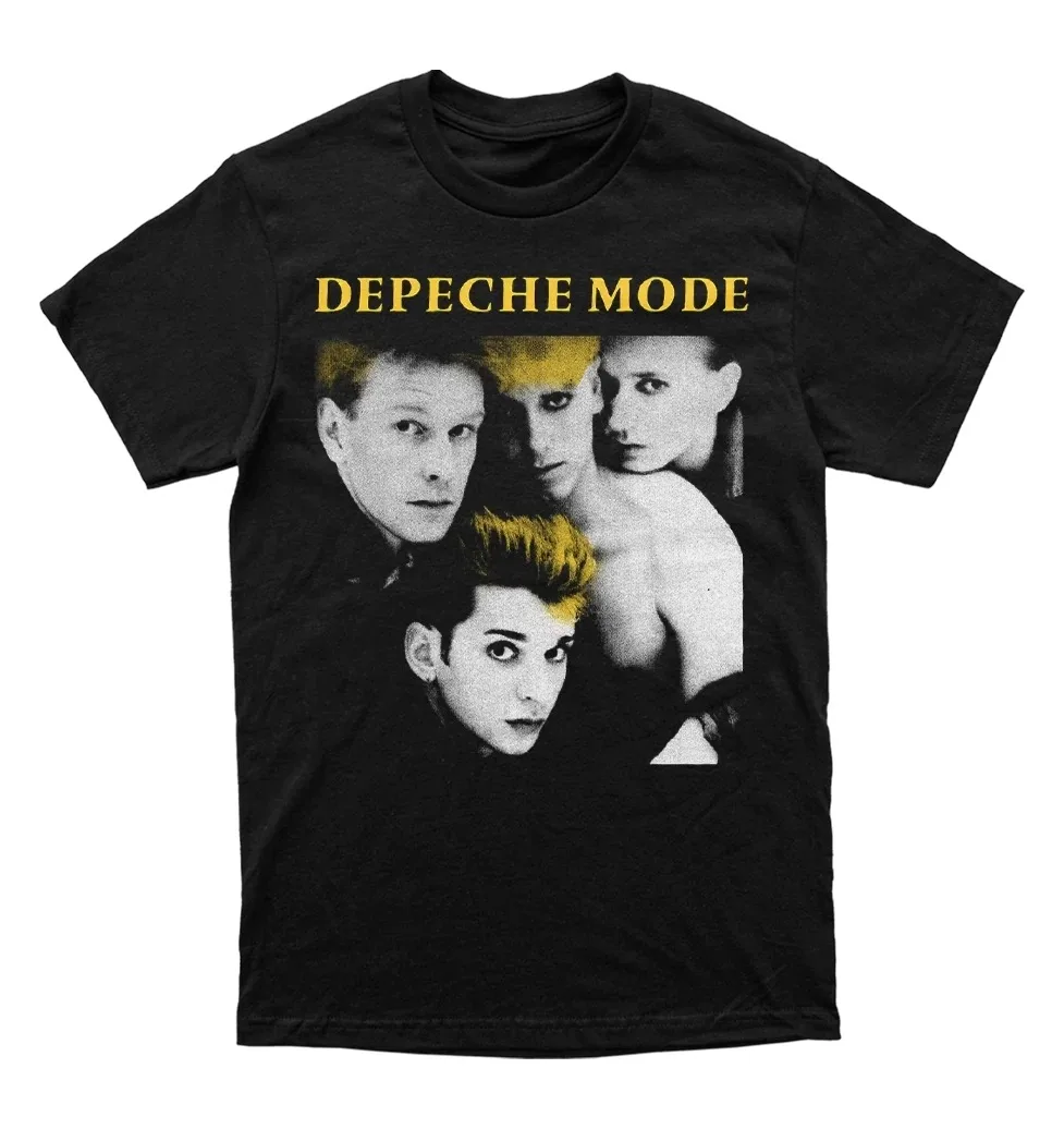 Depeche Mode Playing The Angel Harajuku-stijl rockband bedrukt T-shirt met korte mouwen Casual losse Street Style Rock Punk-katoen