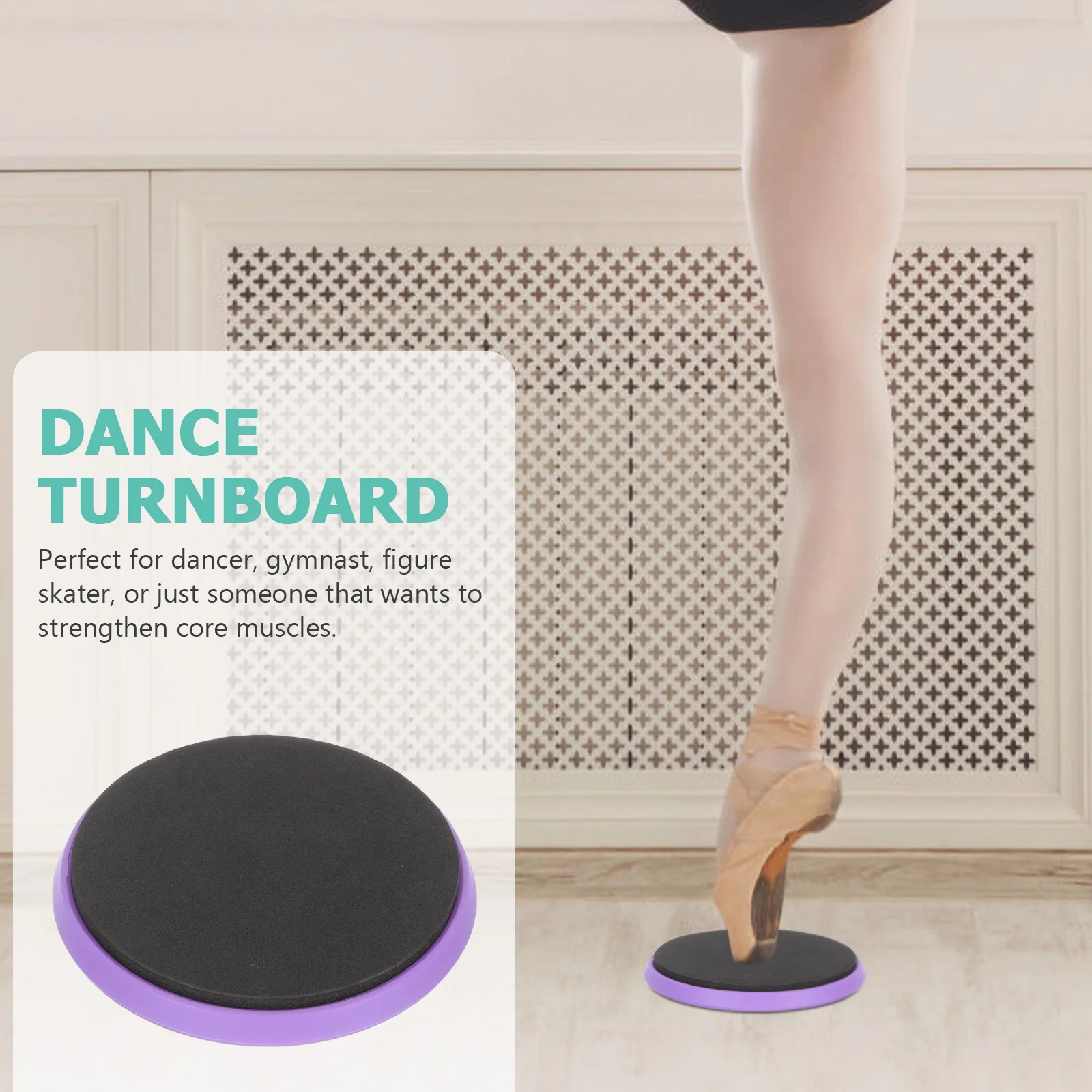 Ballet Turning Board Ballet Pirouette Dance Spinner Disc Dance Equipment With Non-Slip Surfaces For Cheerleaders Dances Gymnasts