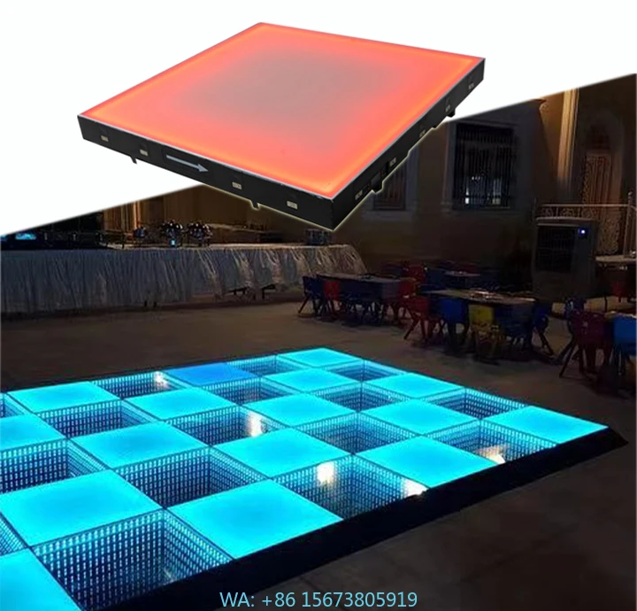 

Buy Disco RGB New Light up Dance Tiles 3D DJ Wireless Magnetic LED Dance Floor for Sale