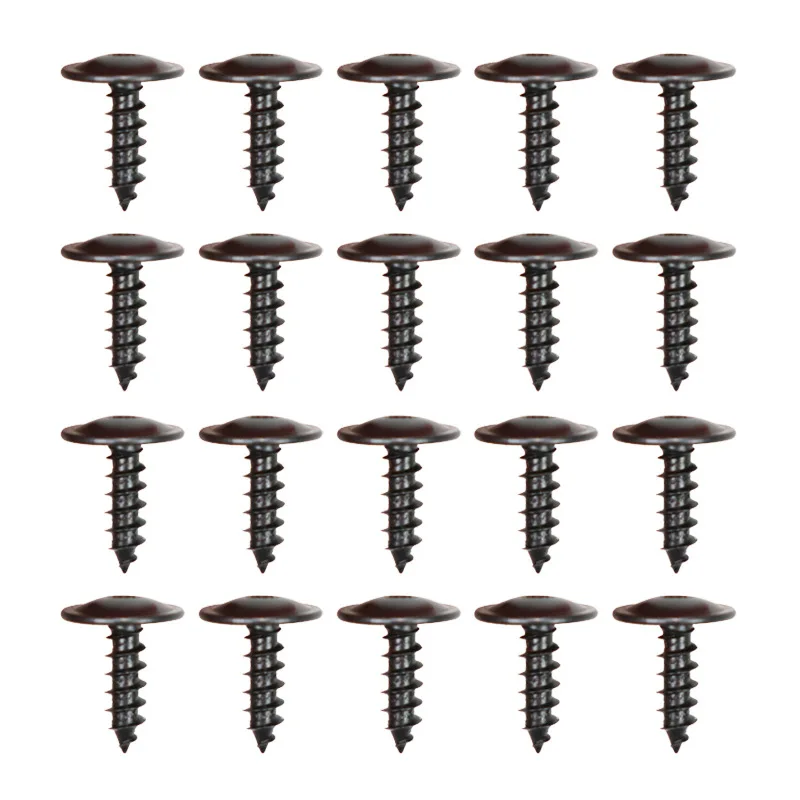 10 Stück Universal 5x16mm Auto-Motorabdeckung Unterbodenschutz Radkasten Torx-Schrauben Befestigungsclips für VW für AUDI
