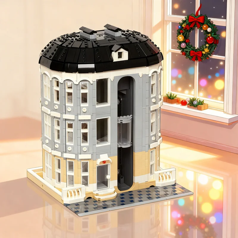 4076pcs MOC Simple Building Modular Streetscape Model Blocks Creative DIY Gift Display Decor Assemble Premium Adult Kids Desk