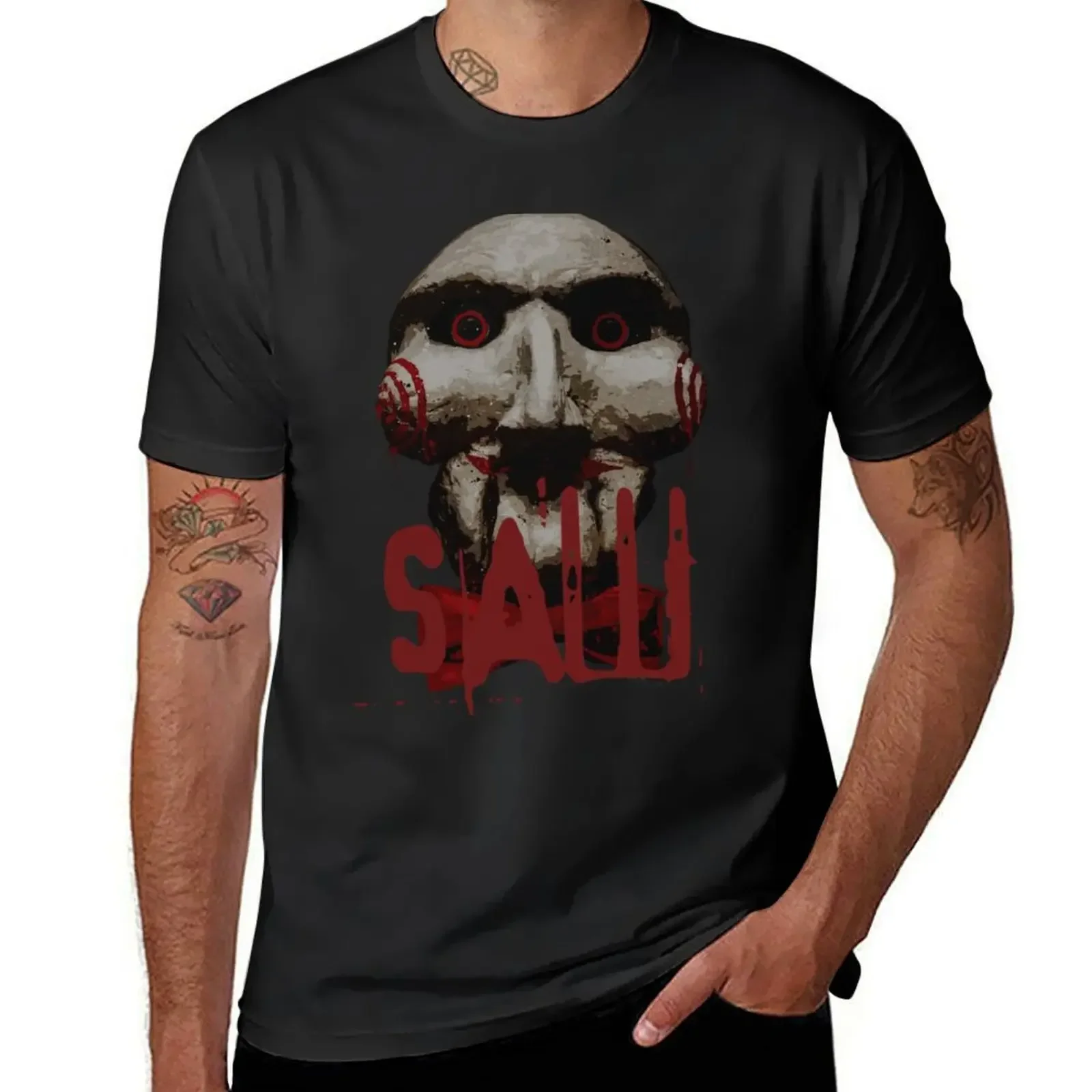 Saw movie fan unique design T-Shirt sublime summer clothes plus sizes cute tops men t shirt