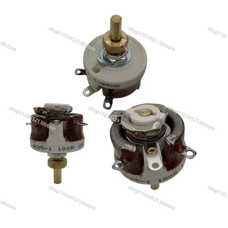 25W 50W BC1-50W BC1-25W BC1 High Power Wirewound Potentiometer, Rotary Rheostat, Disk Ceramic Variable Resistor