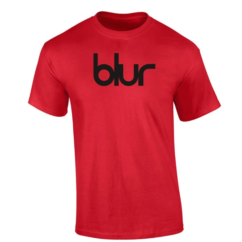 تي شيرت BLUR Blur Band British Rock Punk Music قطن فضفاض بقعة أمريكية كاجوال حقن مباشر بأكمام قصيرة #6